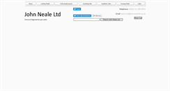 Desktop Screenshot of johnnealeltd.co.uk